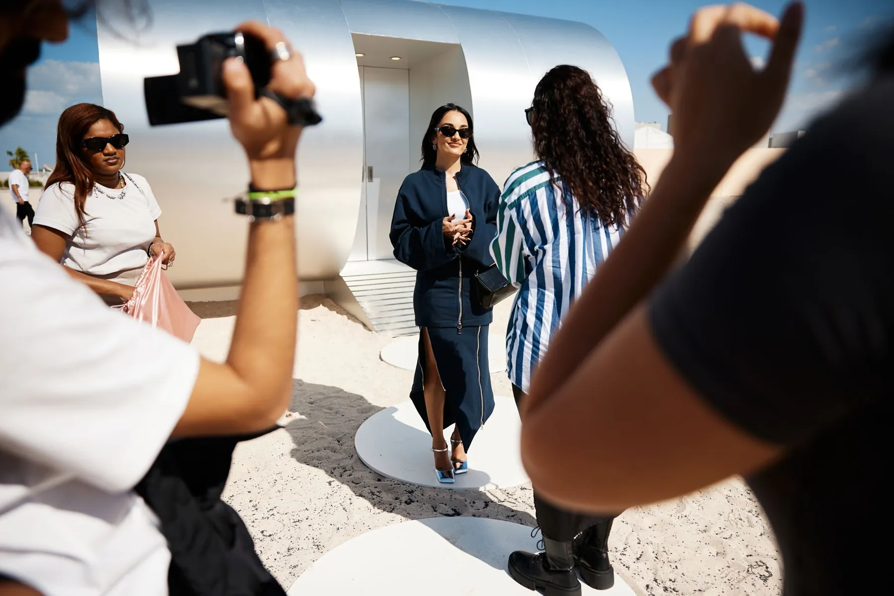Amina Muaddi × Ounass pop-up